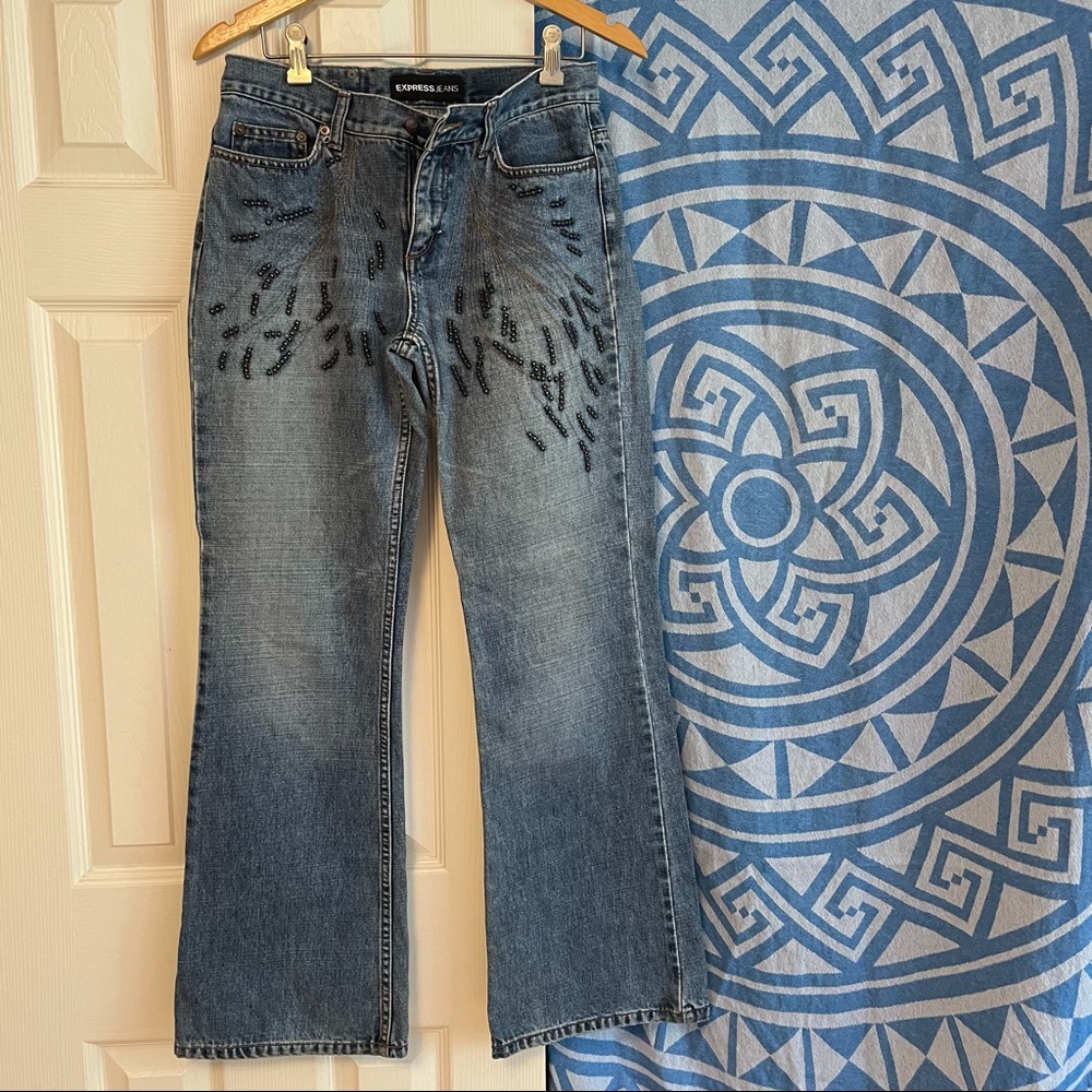 Beaded Express jeans